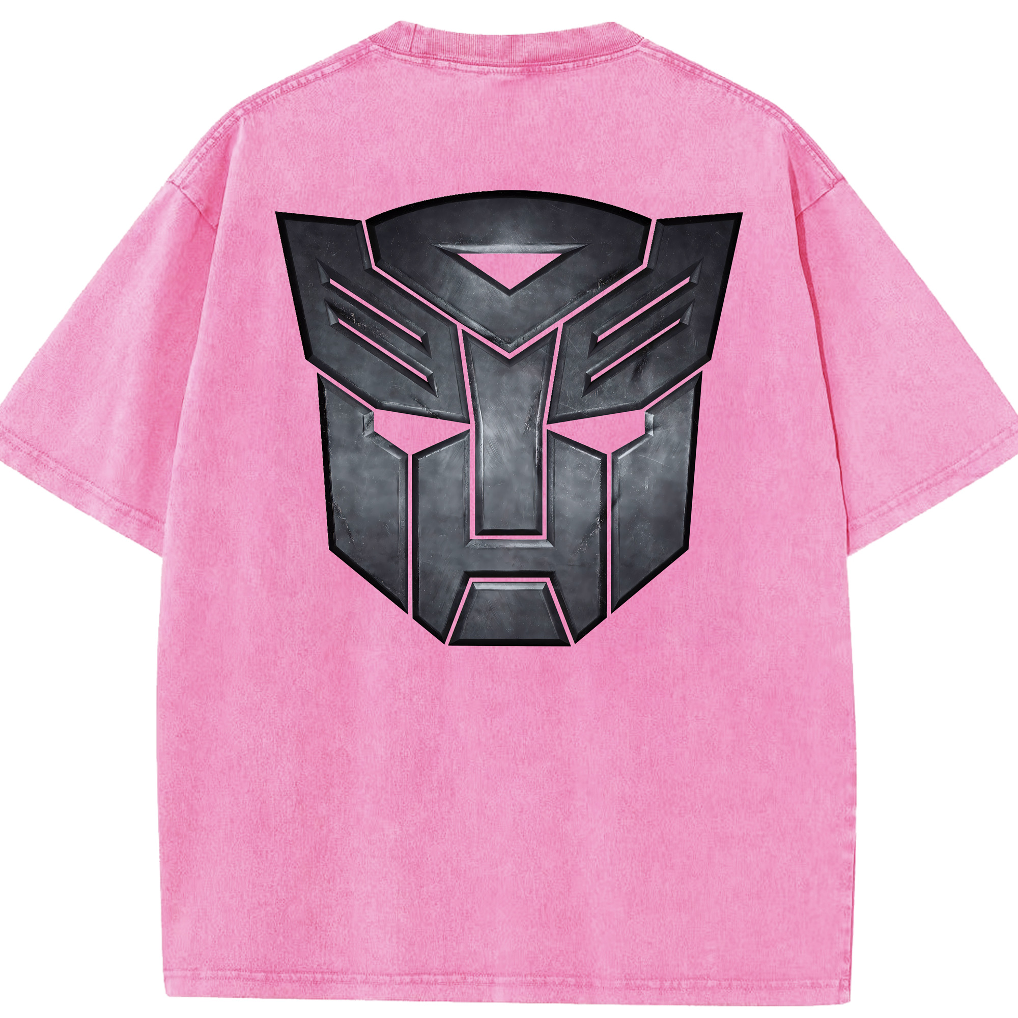 （画像用） Transformers トランスフォーマー 綿100% ヴィンテージ風 半袖Tシャツ（背面プリント）